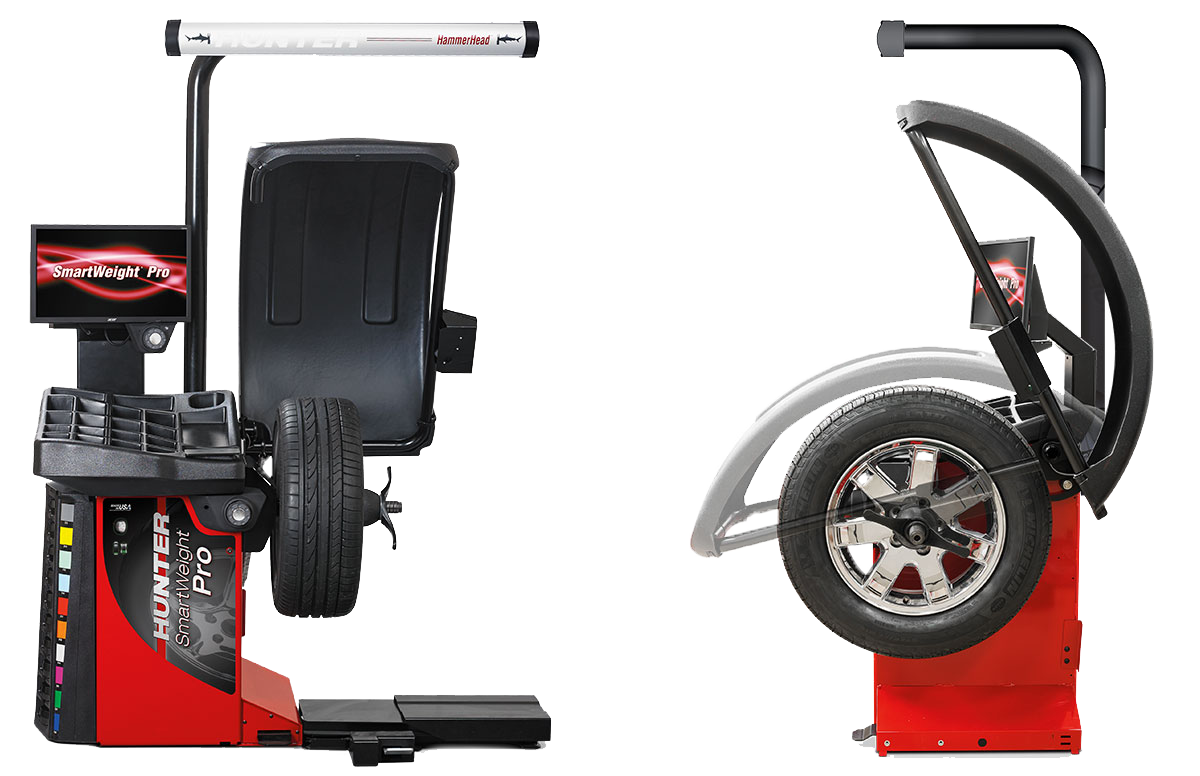 front and side view of smartweight pro balancer